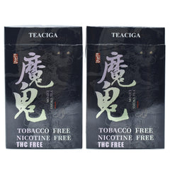 xuan chi primer plano de mezcla de hojas de té crisantemo y menta enfatizando pureza natural
