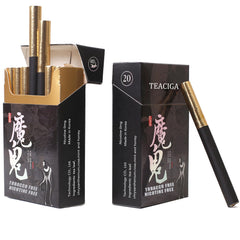 xuan chi presentación frontal con 2 paquetes mostrando 40 cigarrillos y claridad de ingredientes