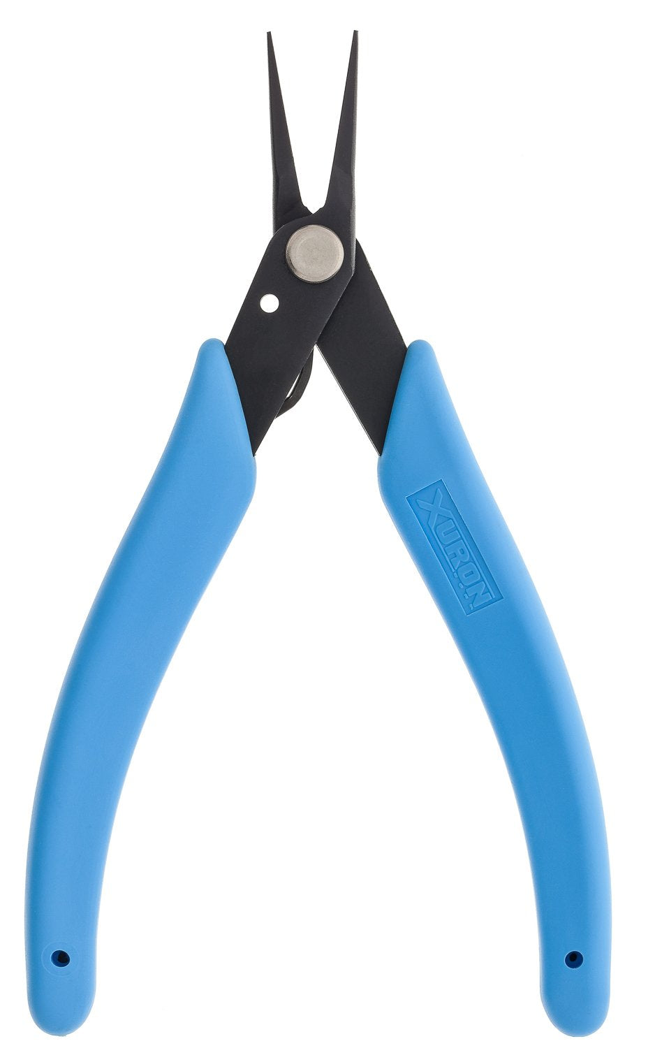 XURON pinza vista frontal muestra diseño ergonómico y precisión