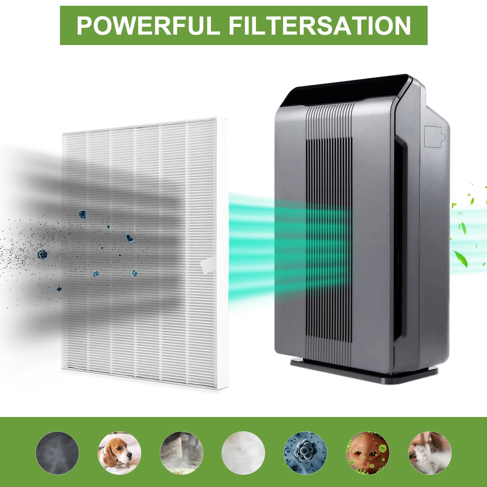 XY100T primer plano de la textura del filtro que destaca la estructura para flujo de aire optimizado