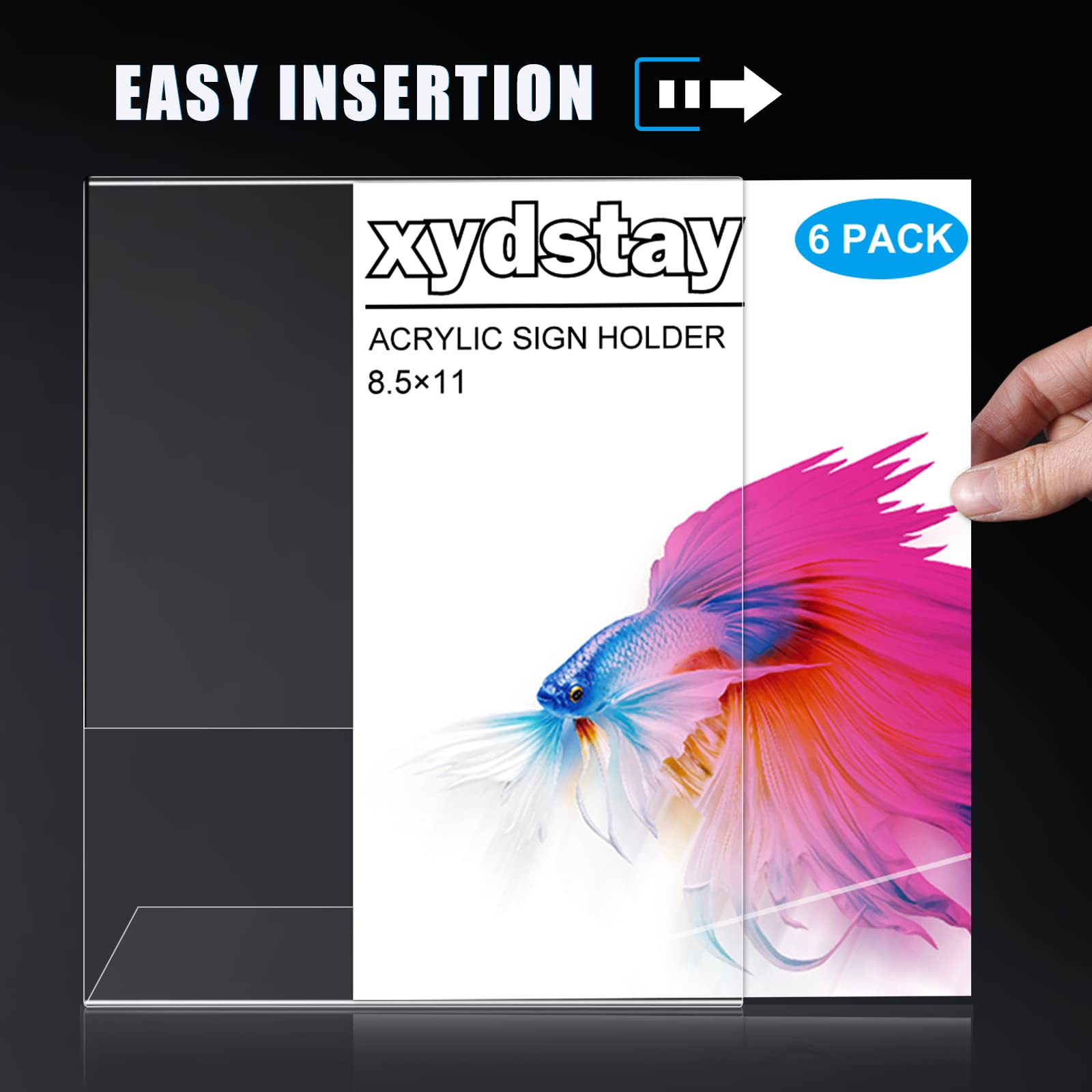 xydstay demostración de cambio rápido de folleto sin herramientas