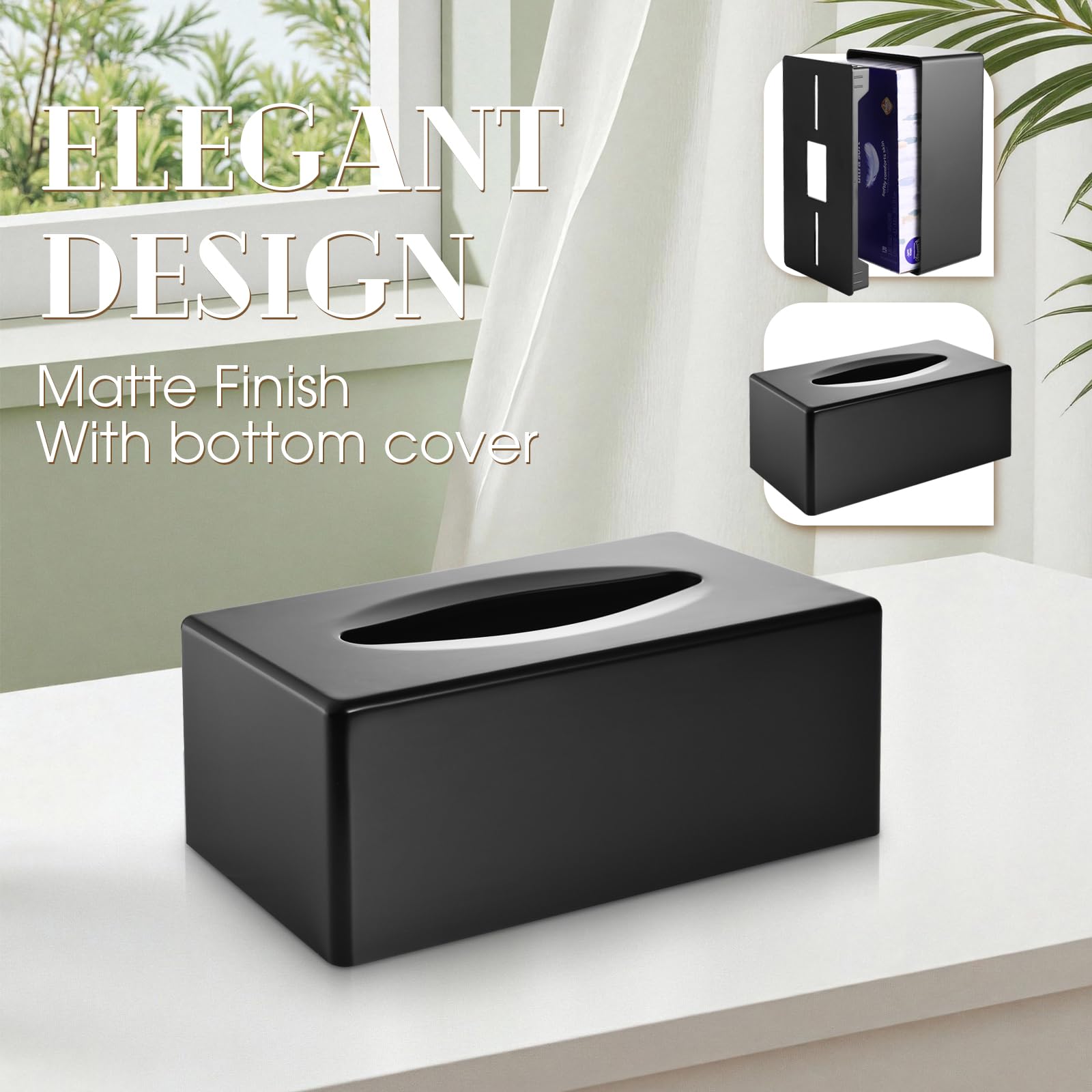 Y-in Hand funda en uso sobre lavabo, organiza y embellece baño