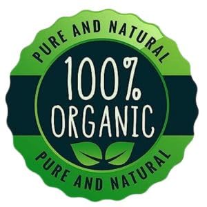 Yajna etiqueta clara con información de pureza y calidad orgánica
