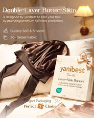 YANIBEST primer plano satinado mostrando textura suave y cuidado