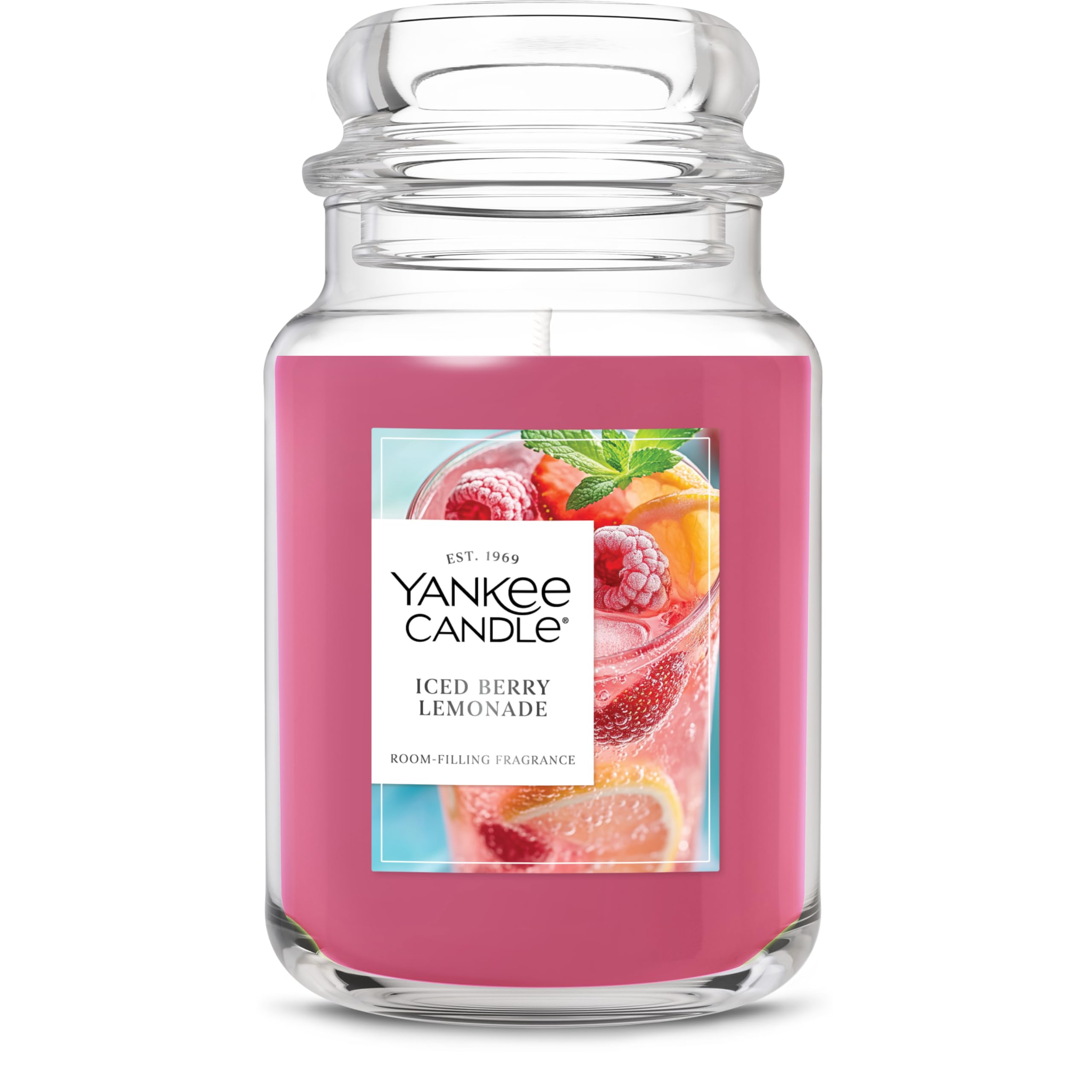 Yankee Candle tarro frontal mostrando diseño y aspecto premium para ambientar