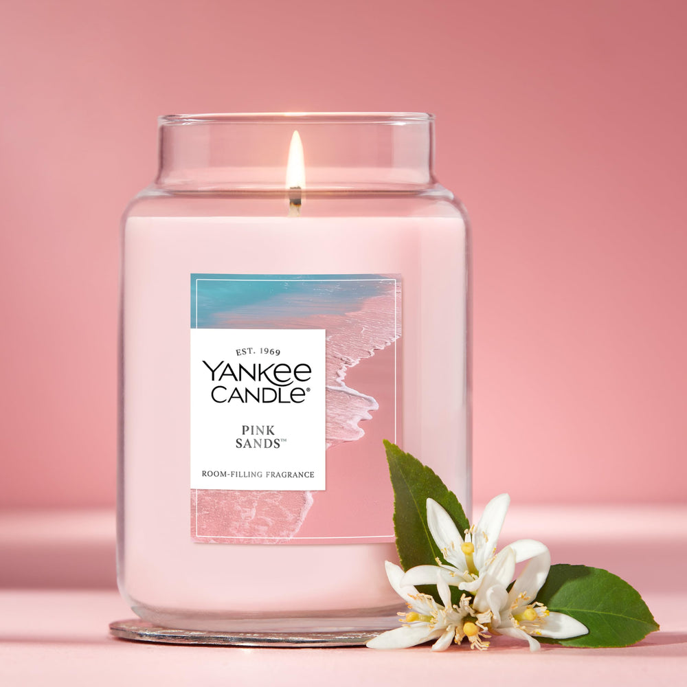 Yankee Candle mecha natural vista de cerca que ofrece combustión más uniforme y menos hollín