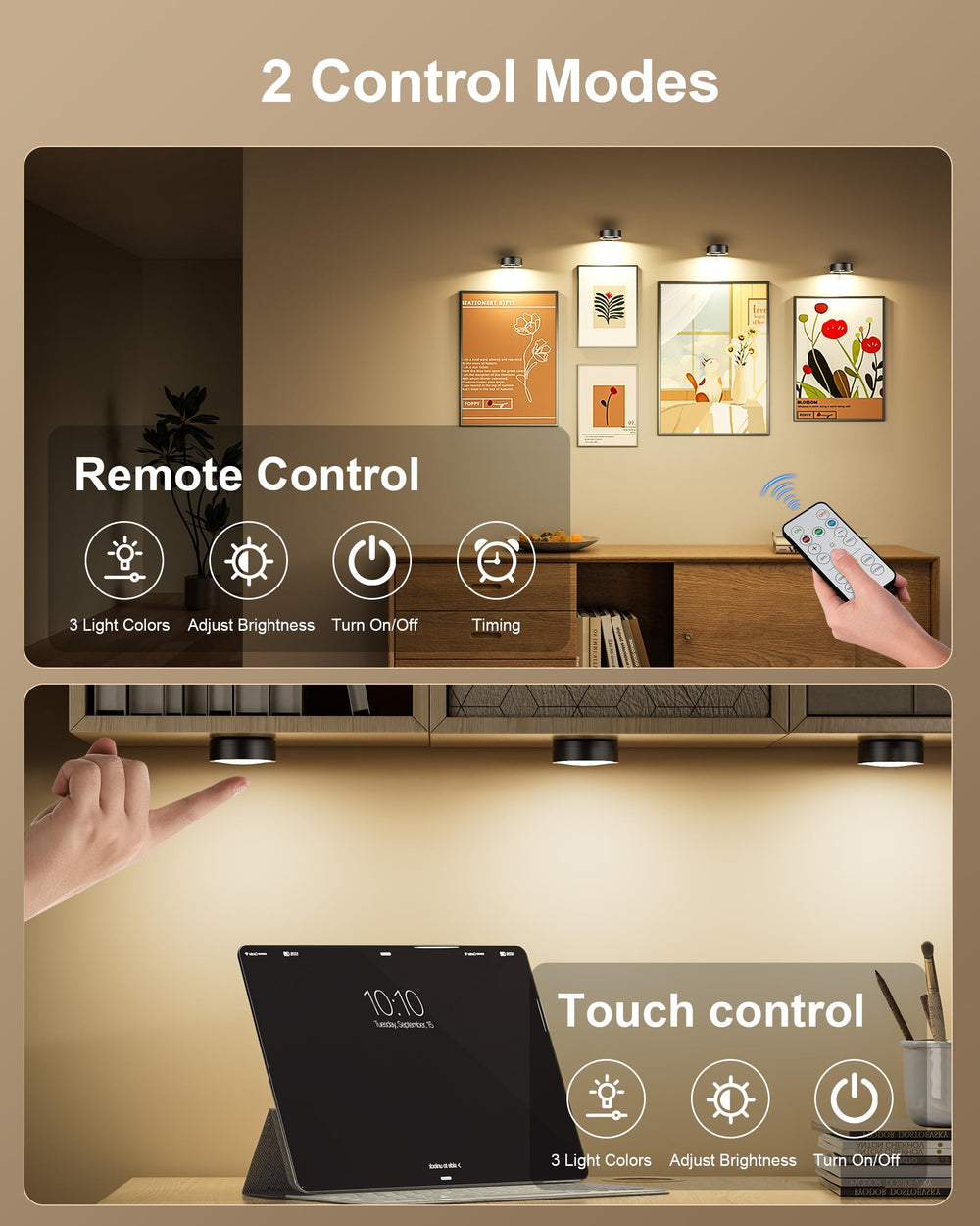 Yarnock mando a distancia con control de color y temporizador