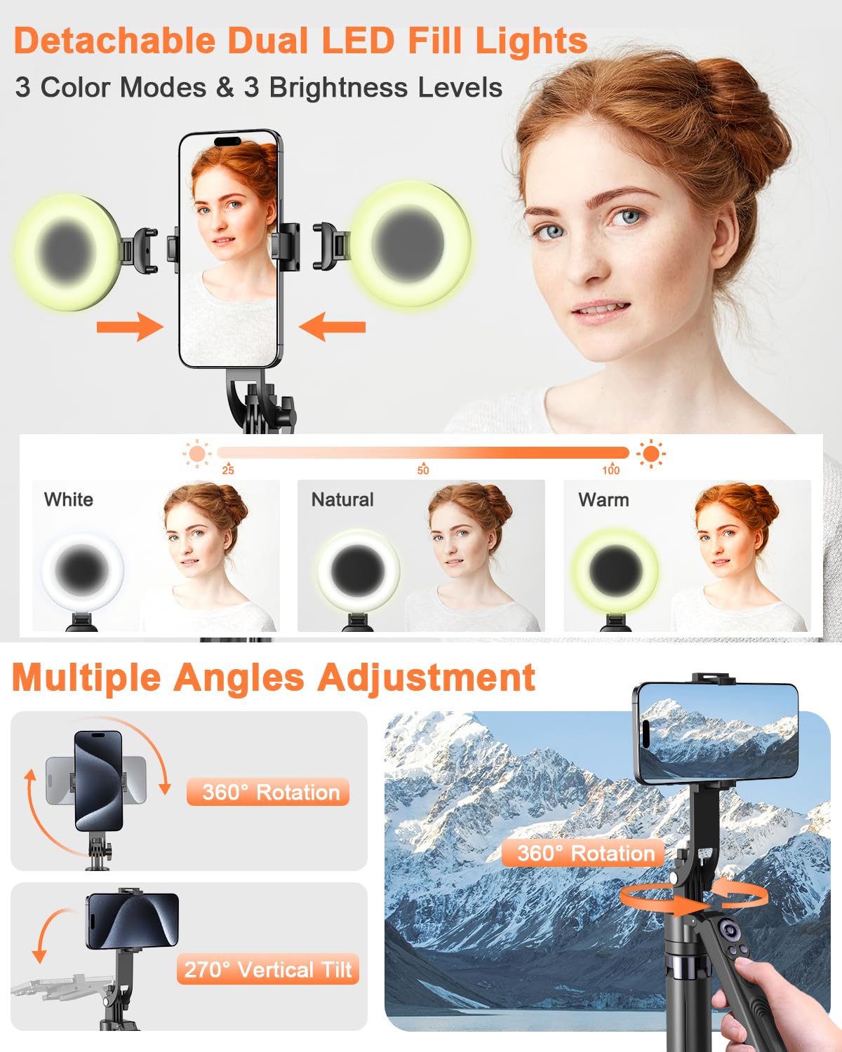 Yeaki mando recargable en mano, control remoto cómodo para grabar