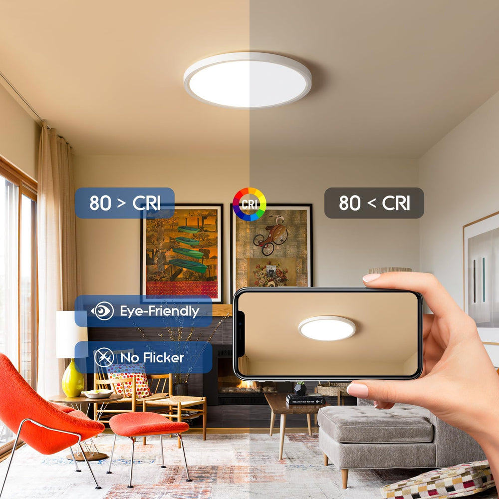 yelioled comparativa de tamaño junto a mano que ilustra perfil de 0.72 pulg