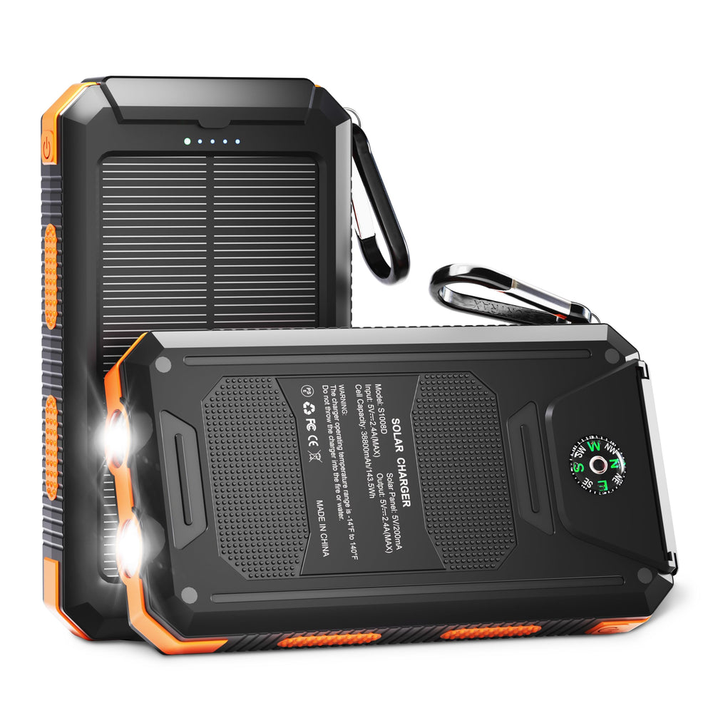 YELOMIN vista frontal del power bank mostrando carcasa robusta y diseño portátil