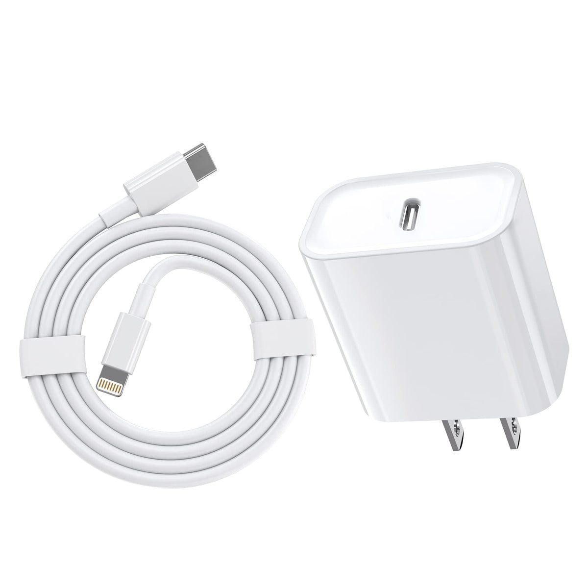 Yeptech cargador 20W frontal mostrando diseño compacto y carga rápida