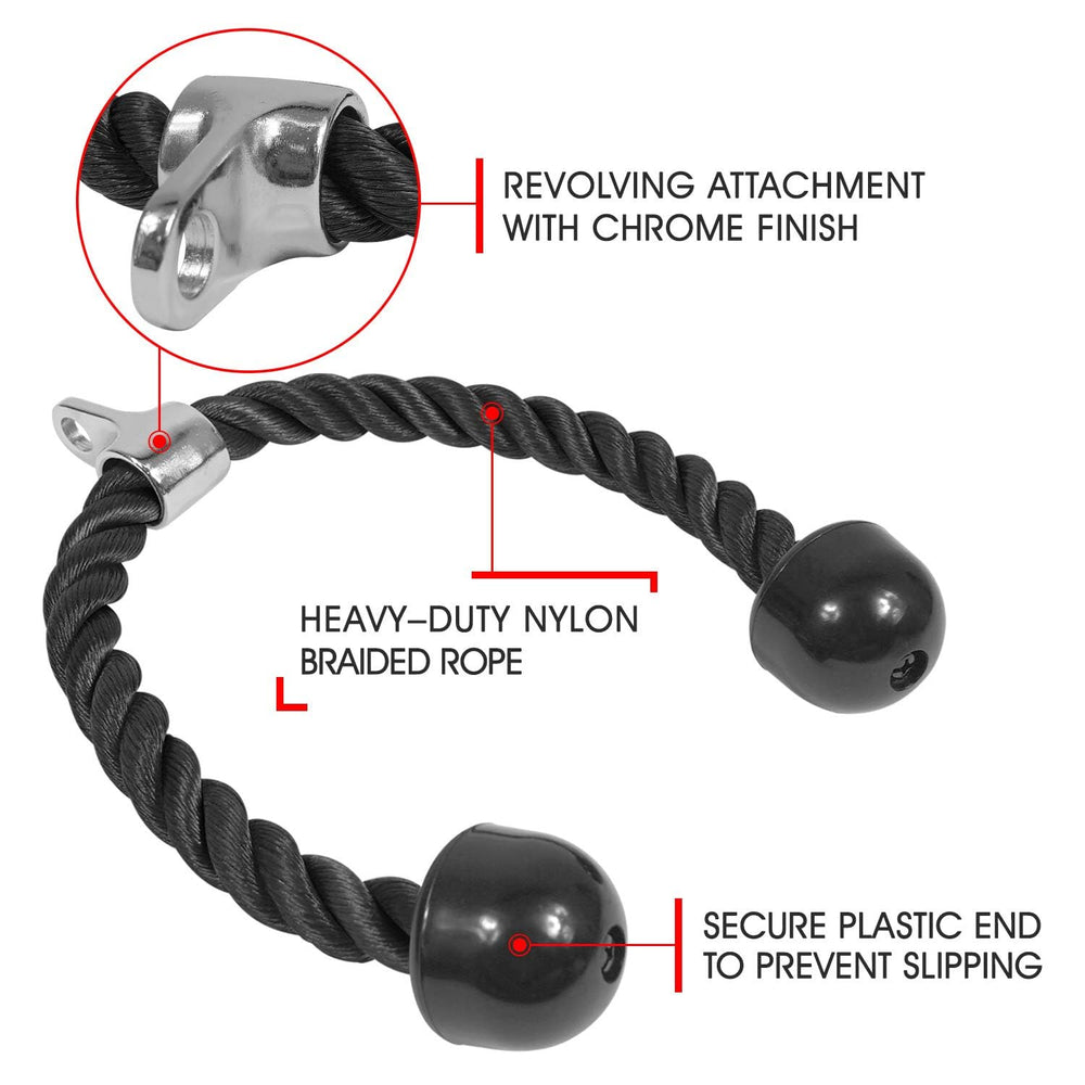 Yes4All detalle del trenzado de nylon mostrando resistencia