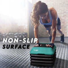 Yes4All plataforma en uso durante clase de step para cardio efectivo