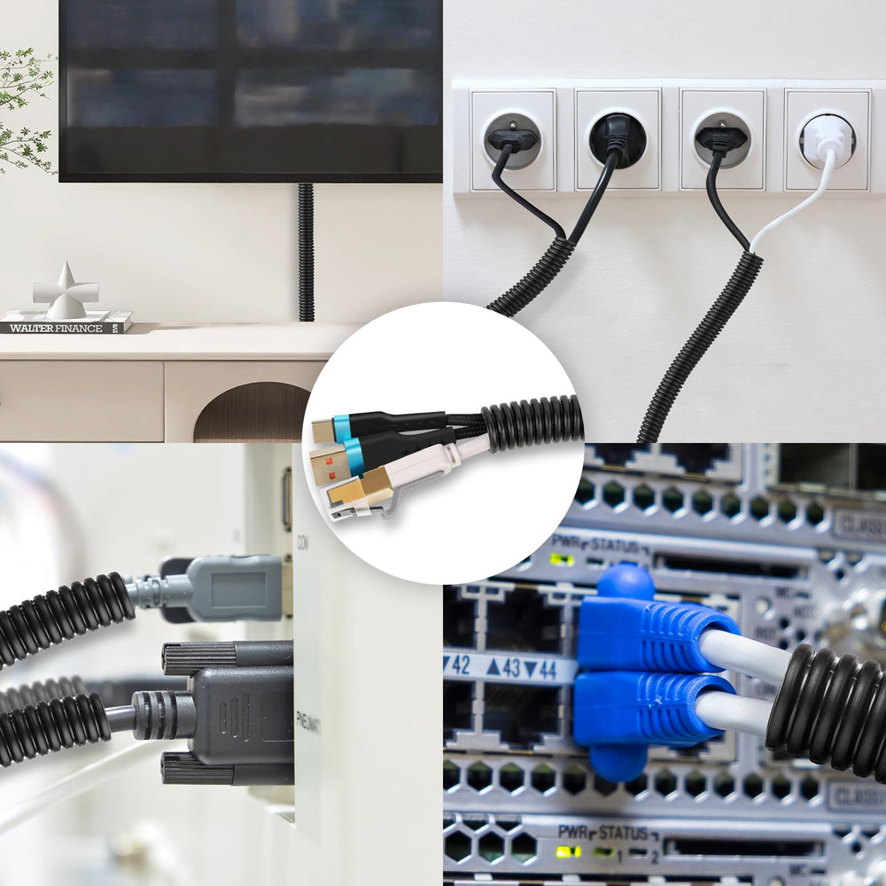 YesBes escenario doméstico con cables organizados y aspecto profesional