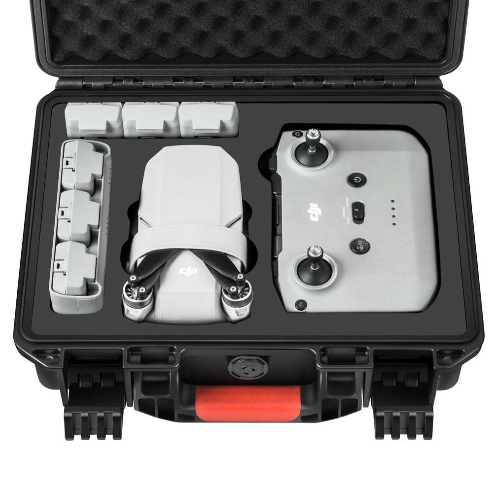YETEETH estuche frontal cerrado mostrando resistencia y almacenamiento seguro