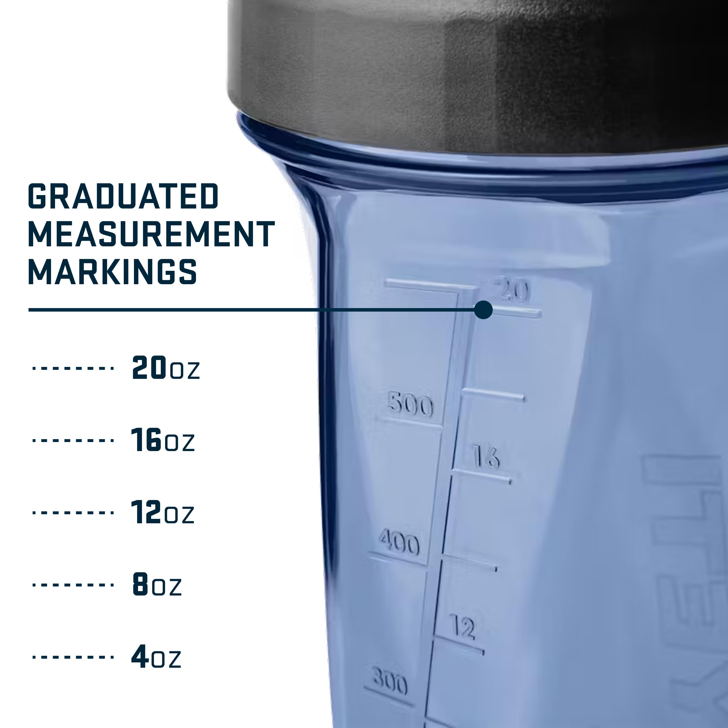 YETI Helimix carry loop and measurement marks for easy transport