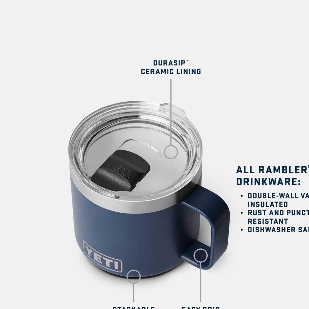 YETI Rambler detalle del forro cerámico que preserva sabor y textura