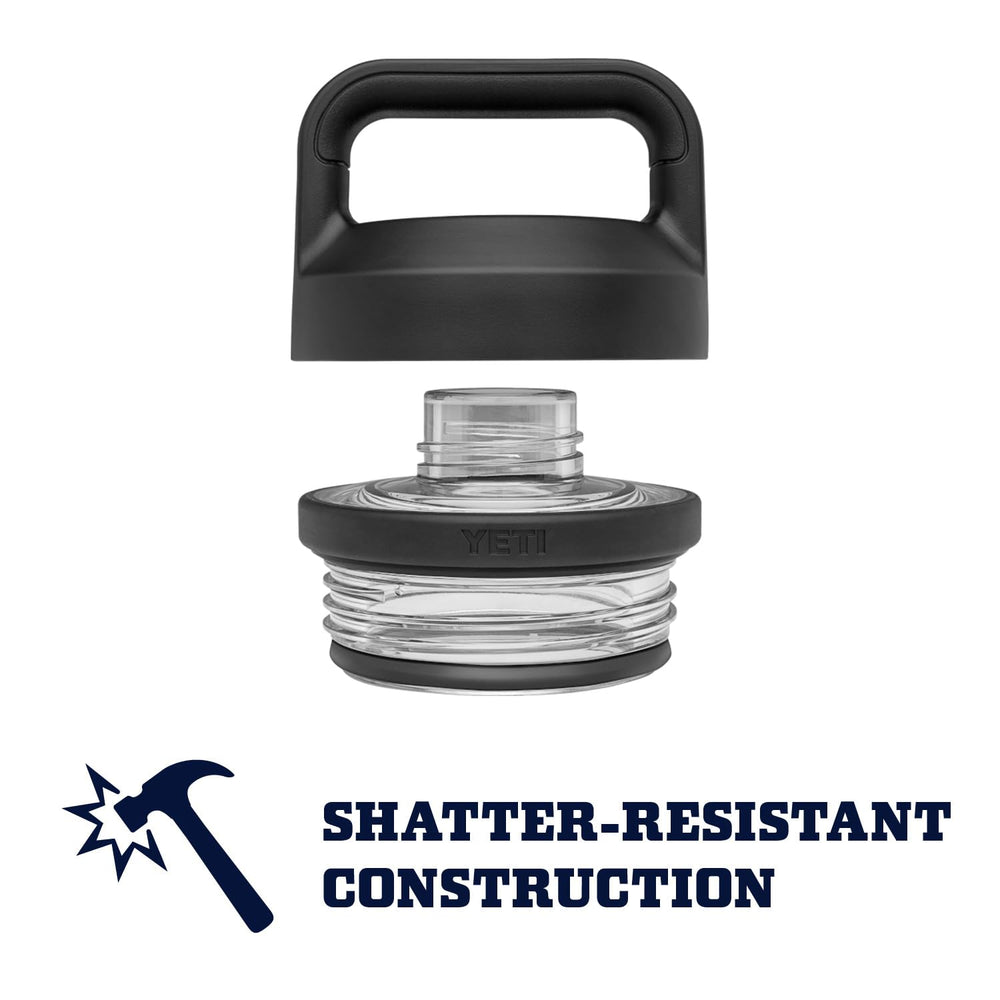 YETI Rambler etiqueta de materiales indicando aislamiento y acero