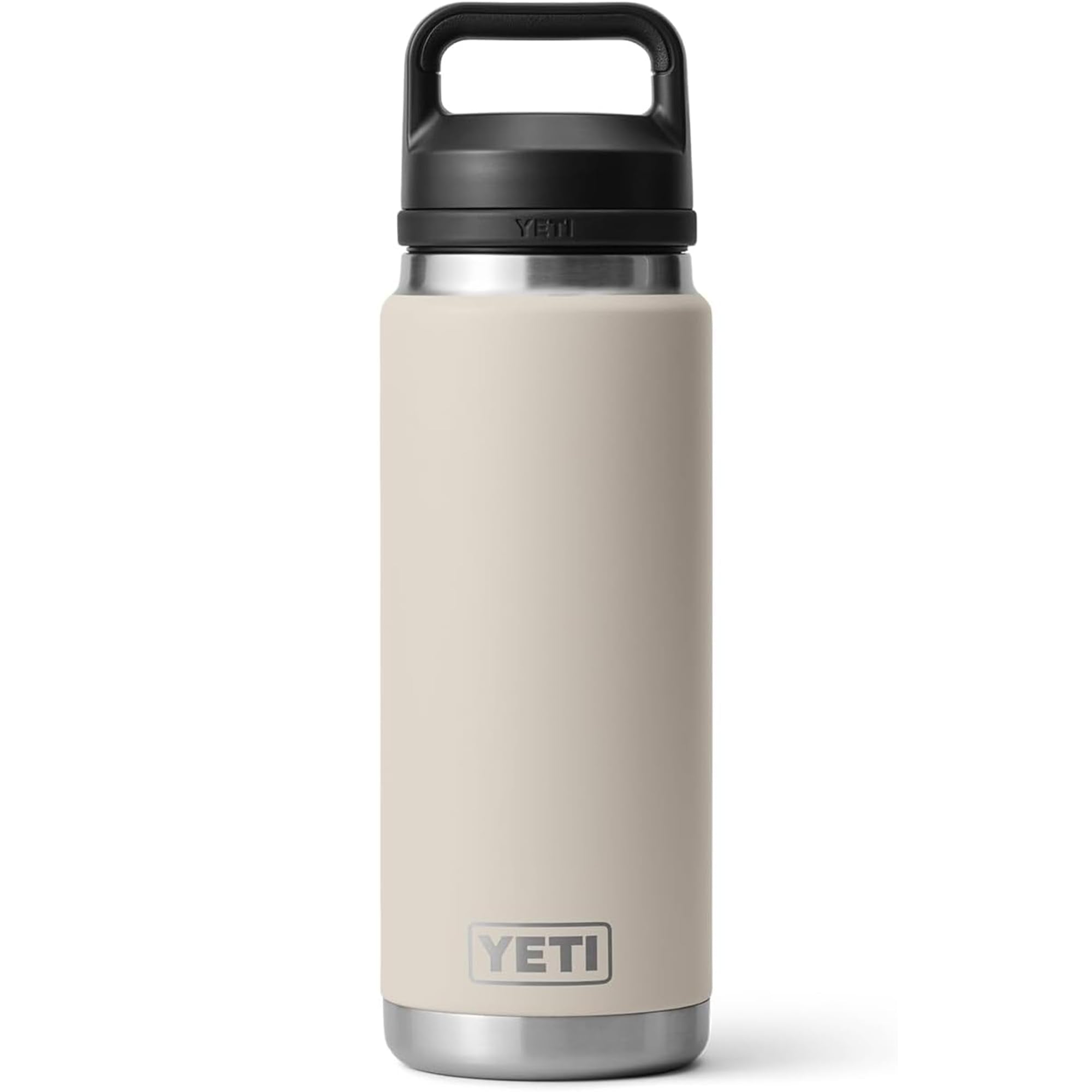 YETI Rambler frente Cape Taupe mostrando diseño duradero