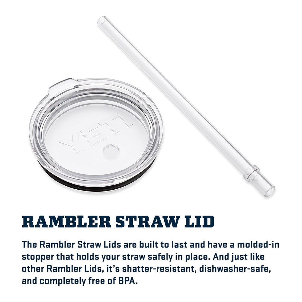 YETI Rambler en mano mostrando el asa ergonómica para transporte cómodo