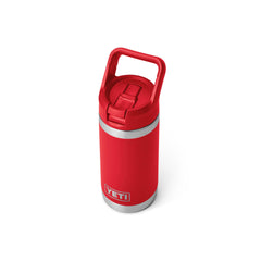 YETI Rambler Jr. detalle del acero 18/8 que demuestra resistencia al impacto