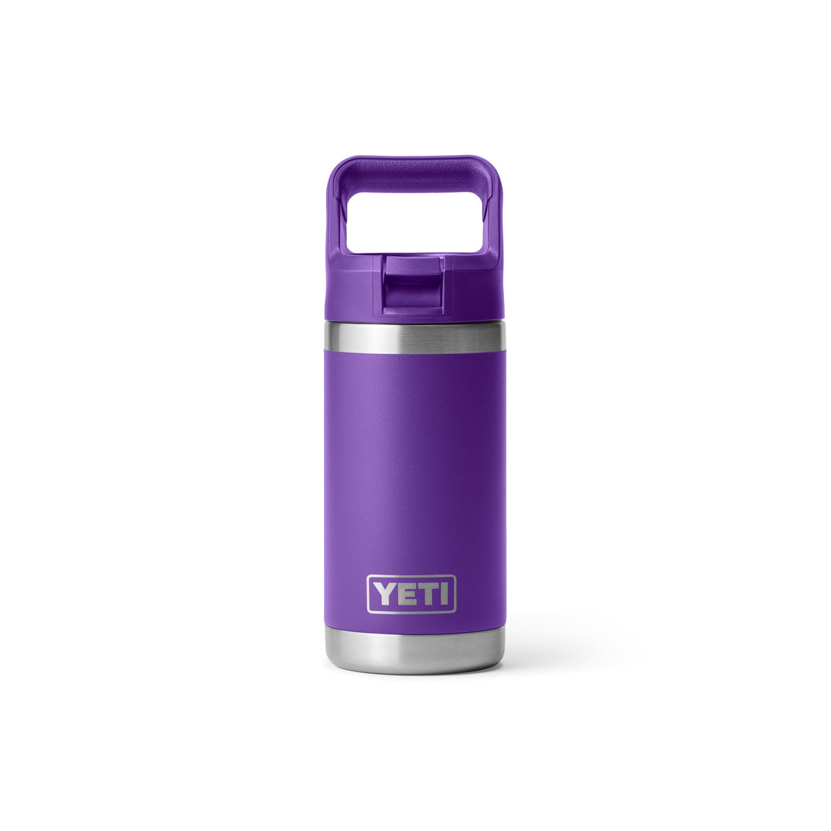 YETI Rambler Jr frontal mostrando diseño compacto y durabilidad