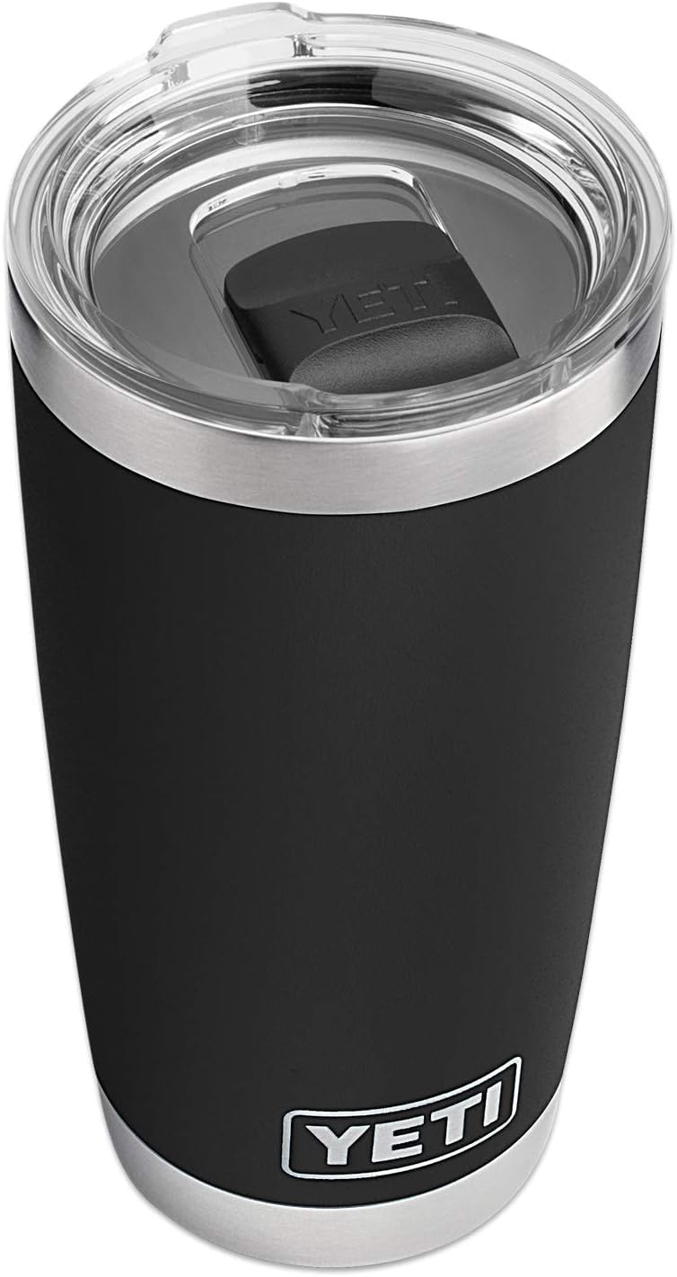 YETI Rambler tapa MagSlider cerrada para reducir salpicaduras