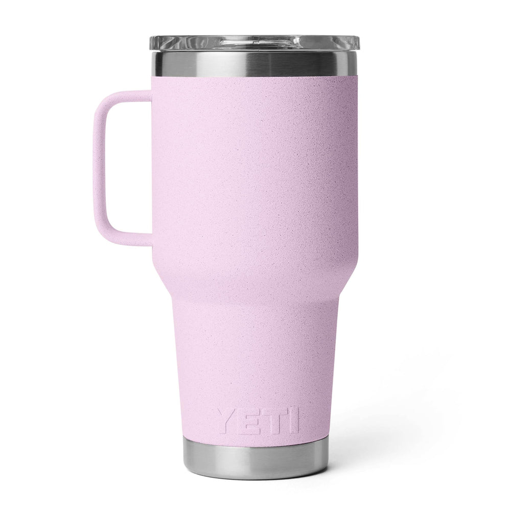 YETI Rambler textura Cherry Blossom que combina estilo y fácil limpieza