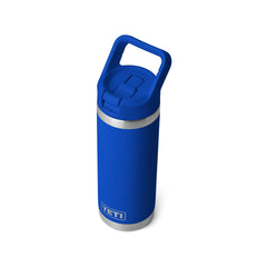 YETI Rambler corte que ilustra aislamiento al vacío y conservación térmica