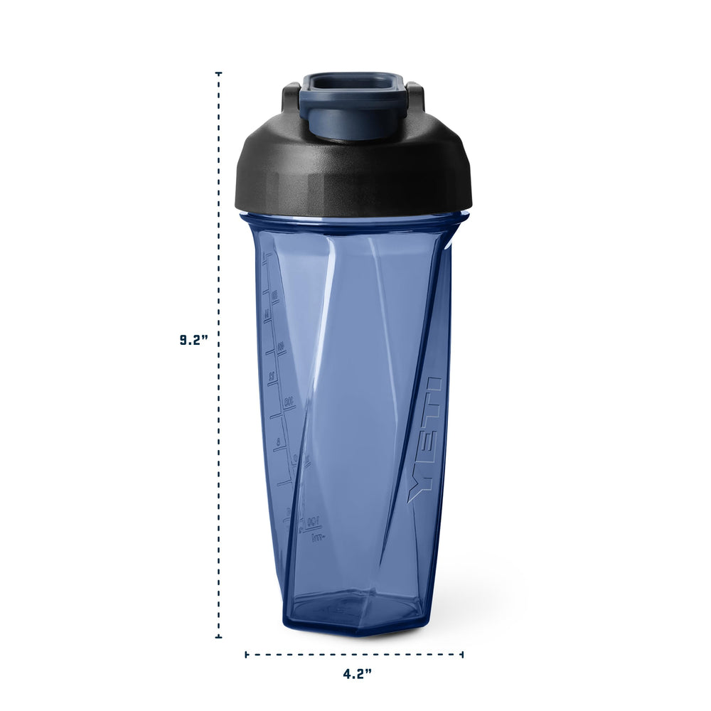 YETI primer plano del plástico reciclado resistente y sin olores