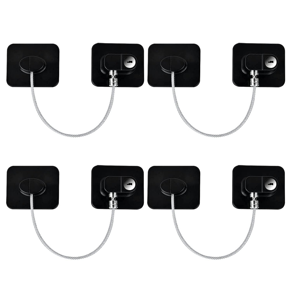 YEYA front packaging showing 4-pack locks and included keys for convenient safety