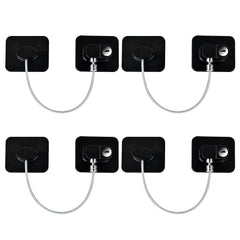 YEYA front packaging showing 4-pack locks and included keys for convenient safety
