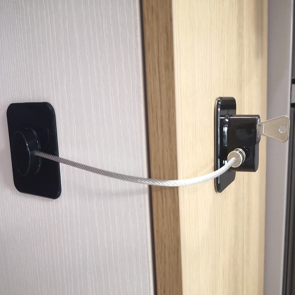 YEYA lifestyle kitchen scene emphasizing safe, tidy home with childproof locks