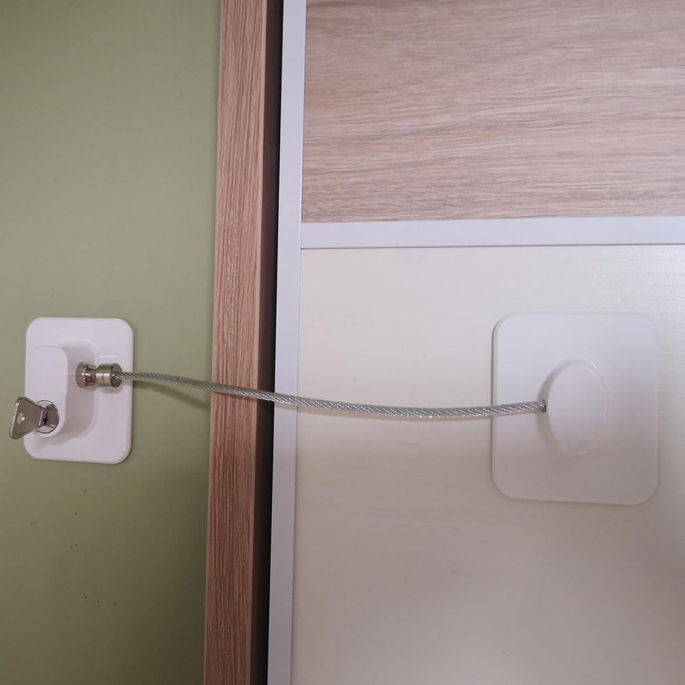 YEYA lock opened showing metal hasp detail and smooth release mechanism