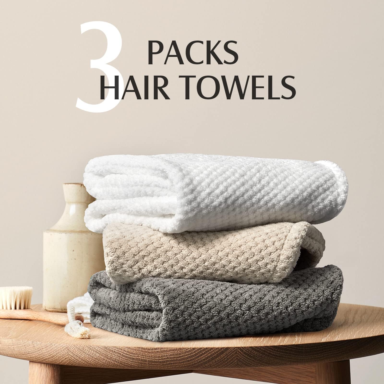 YFONG pack regalo colores gris blanco camel ideal para viajes
