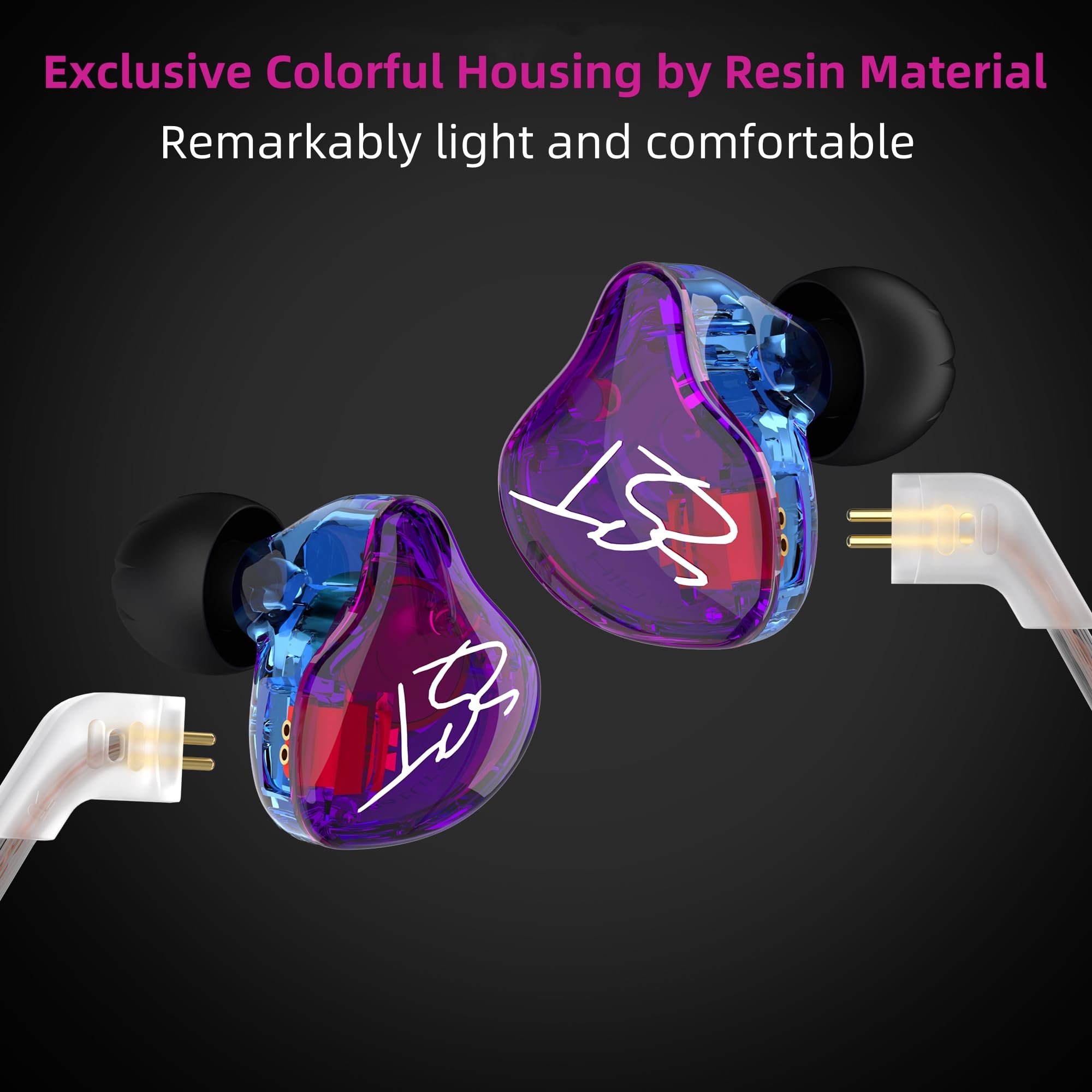 YINYOO silicone ear tips display improving seal and passive isolation