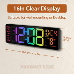 YISILE primer plano del display RGB con efecto degradado, personalización