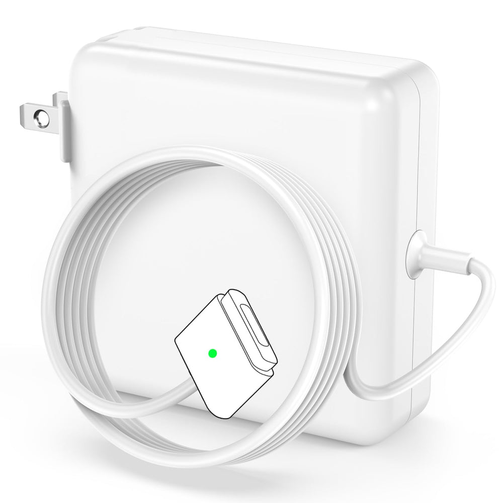 YKEJCLD cargador 45W frontal mostrando el cuerpo compacto y salida estable