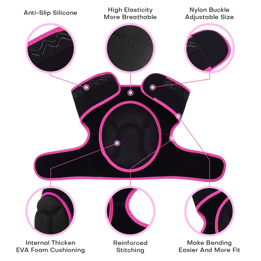 YKTSUJ detalle del velcro doble para ajuste seguro y personalizado