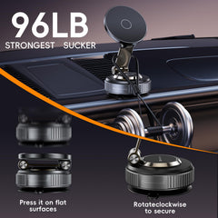 YLBV mounted in car showing 360° rotation for optimal viewing benefit