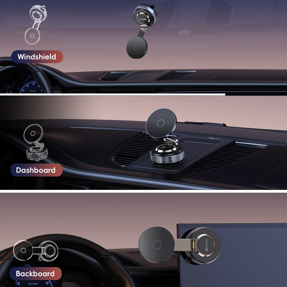 YLBV magnetic plate and included ring showing powerful magnet array benefit