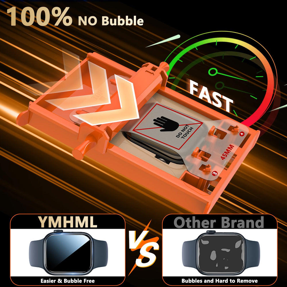 YMHML primer plano del vidrio templado mostrando acabado y nitidez
