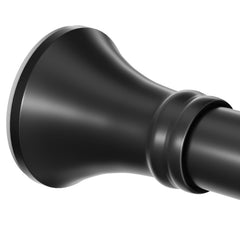 YNL barra de ducha frontal en mate negro, apariencia elegante y resistente