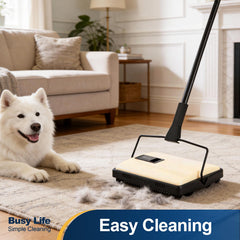 Yocada detalle del cepillo rodante que atrapa pelo y migas eficazmente