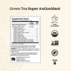 Yogi bolsita de té con etiqueta lista para infusionar y cómoda