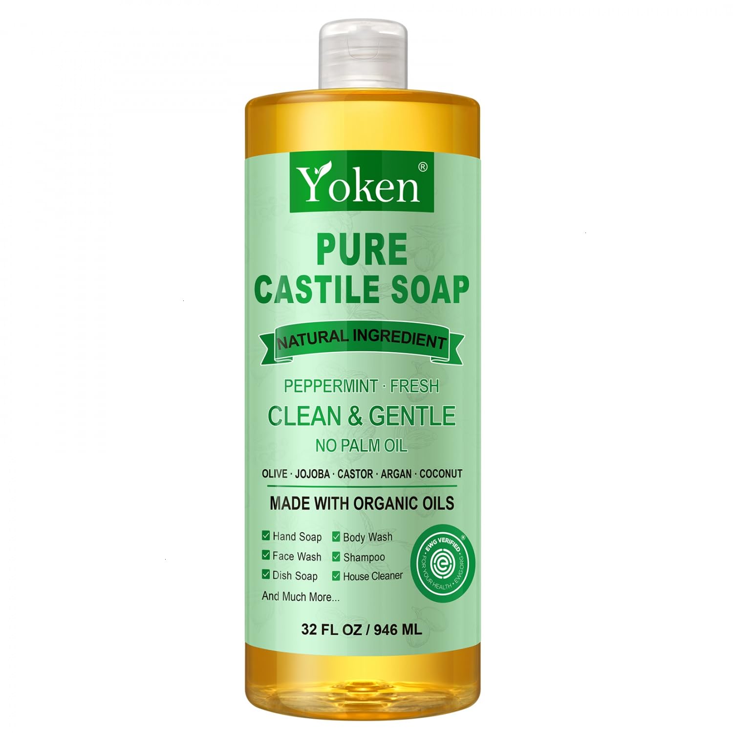 Yoken escenario en lavabo mostrando aplicación como gel corporal y hogar