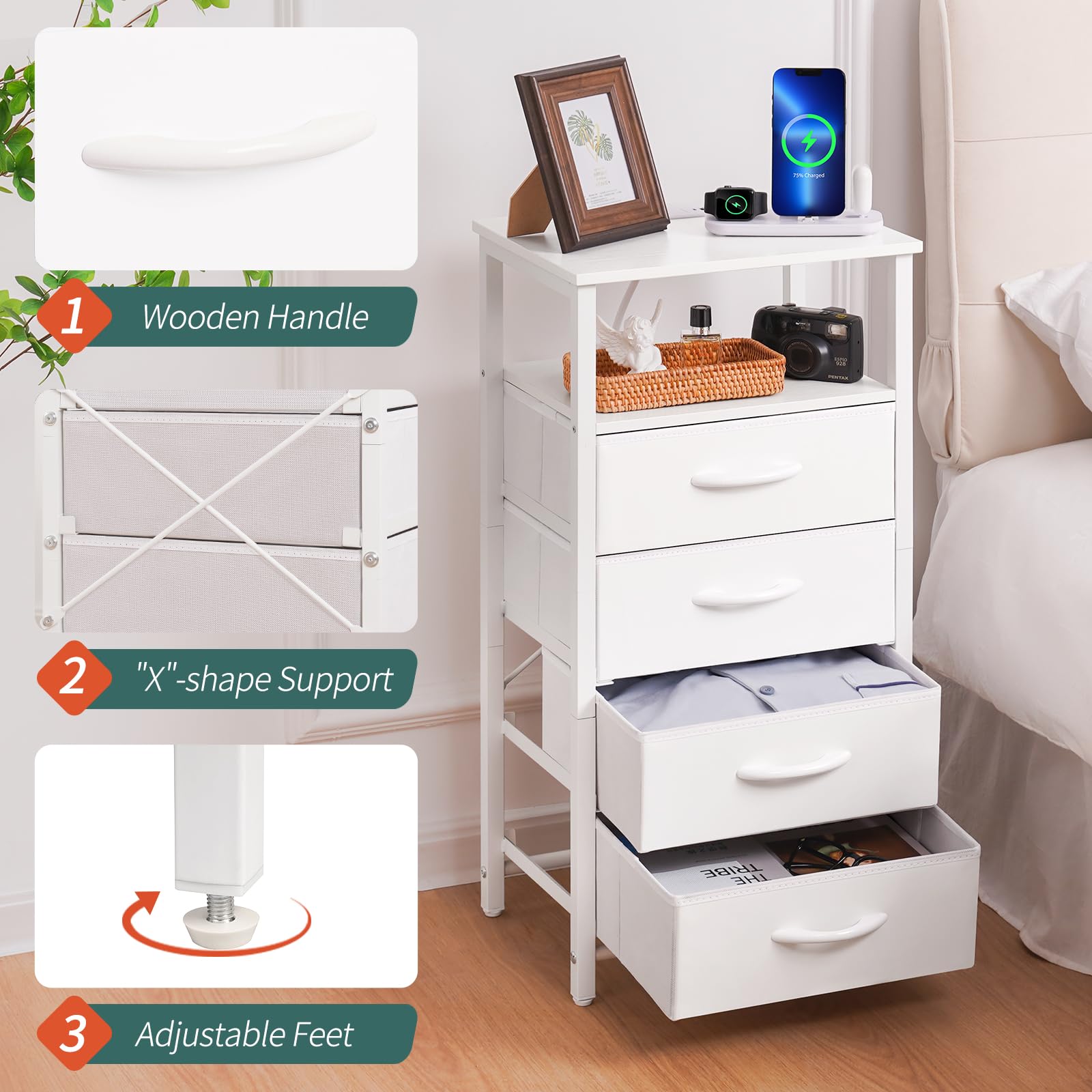 Yoobure vista lateral con dimensiones que optimizan espacio reducido
