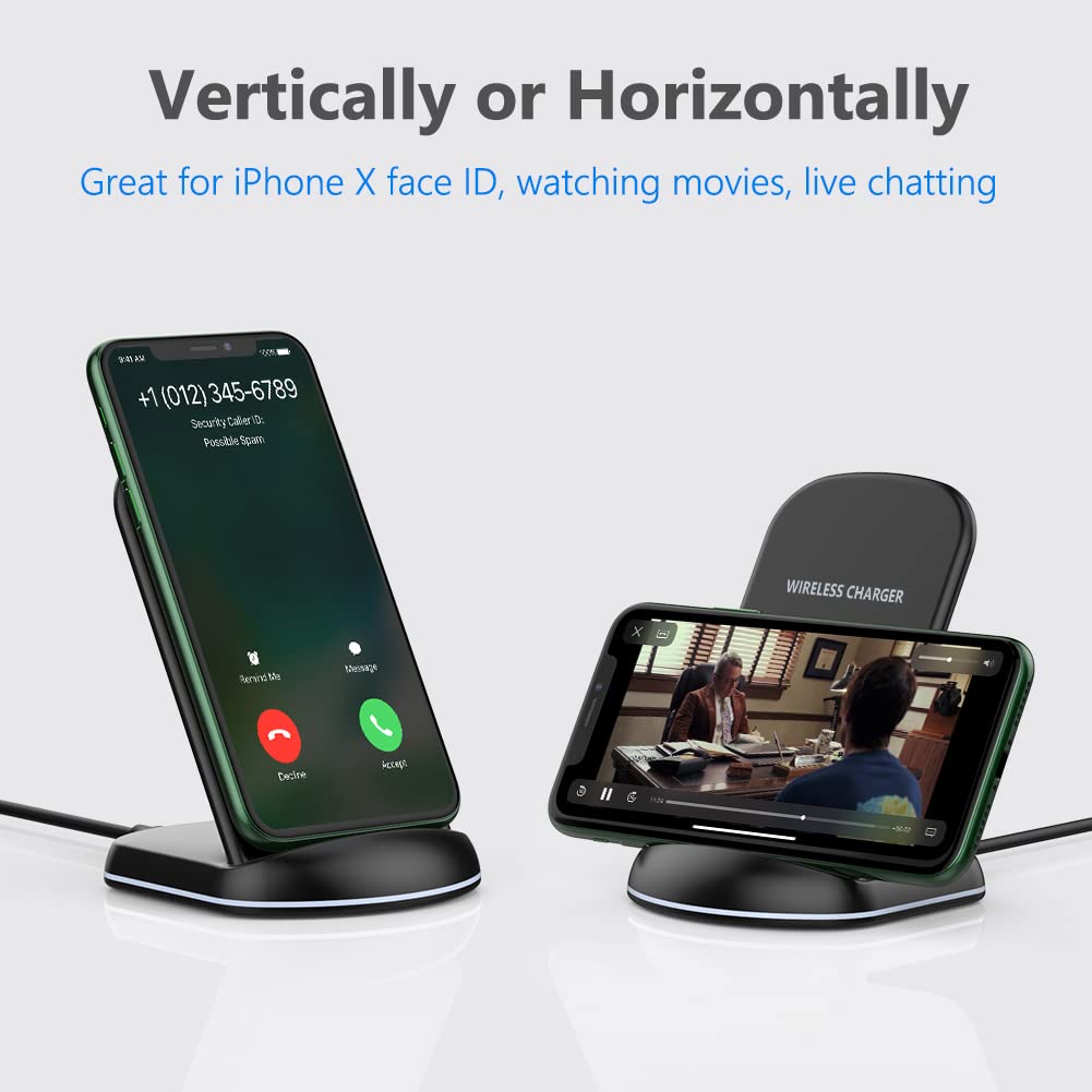 Yootech en uso vertical con teléfono para videollamadas y carga estable