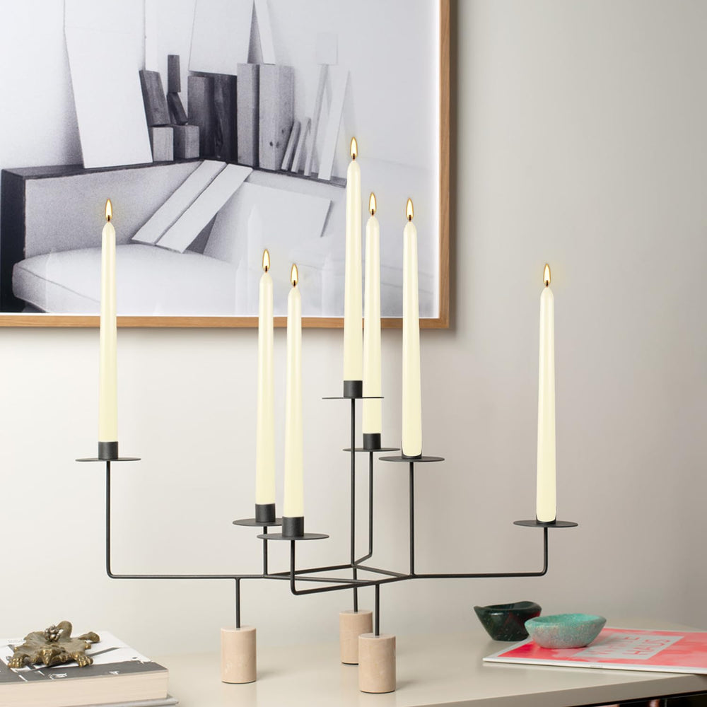 YOROXRG velas colocadas en candelabro, ajuste estándar y elegancia