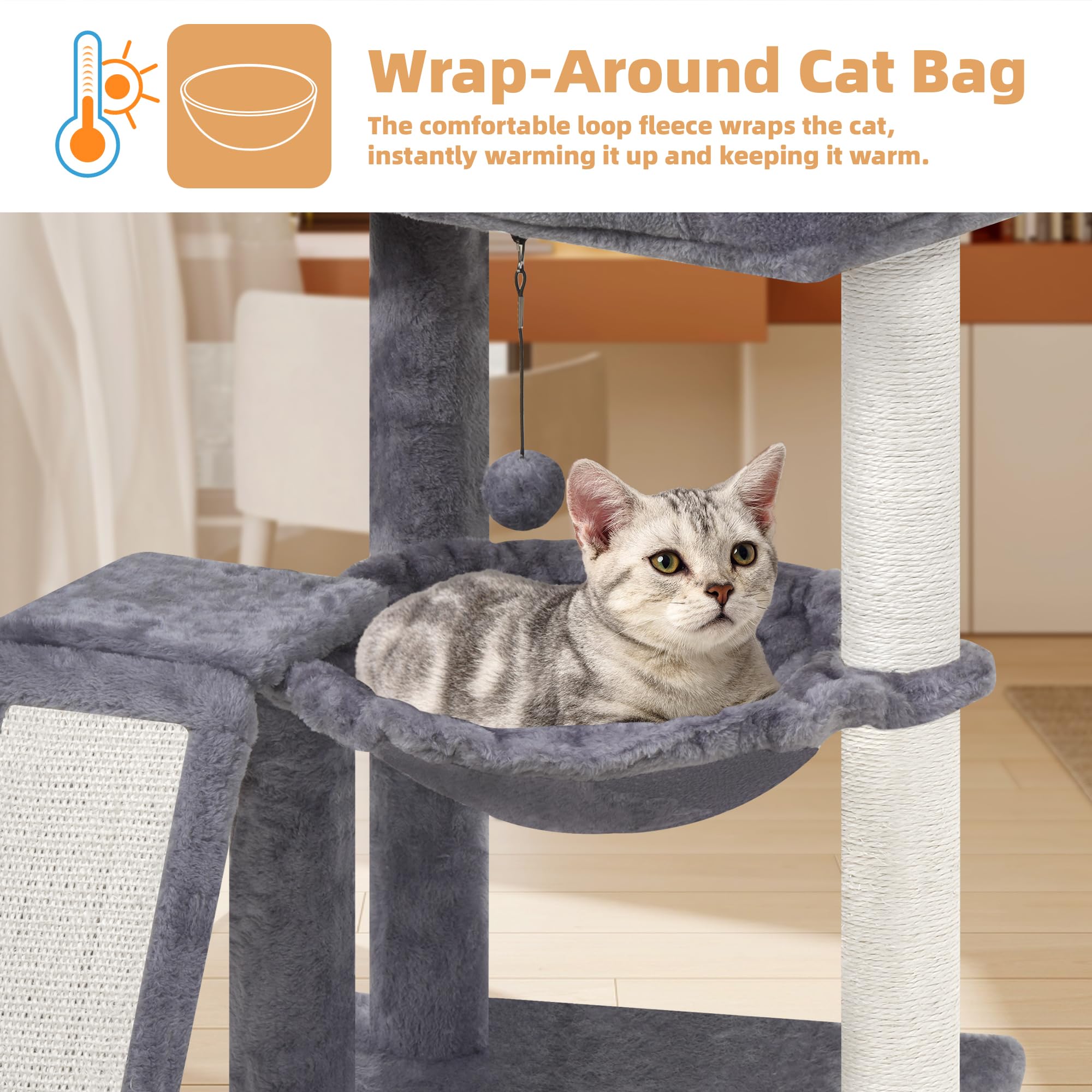 YOUPETSER plataforma superior acolchada ideal para siestas seguras